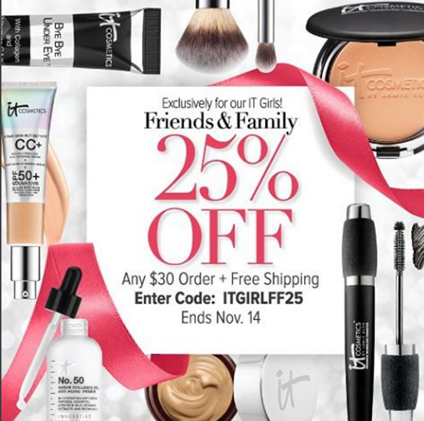 iT Cosmetics Friends & Family Sale